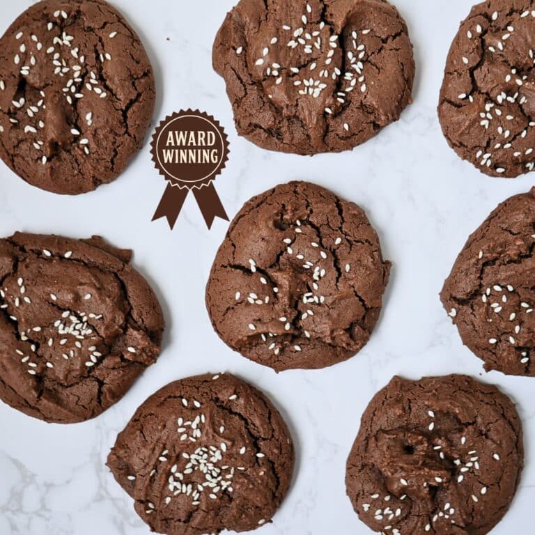Chocolate Sesame Tahini Cookies