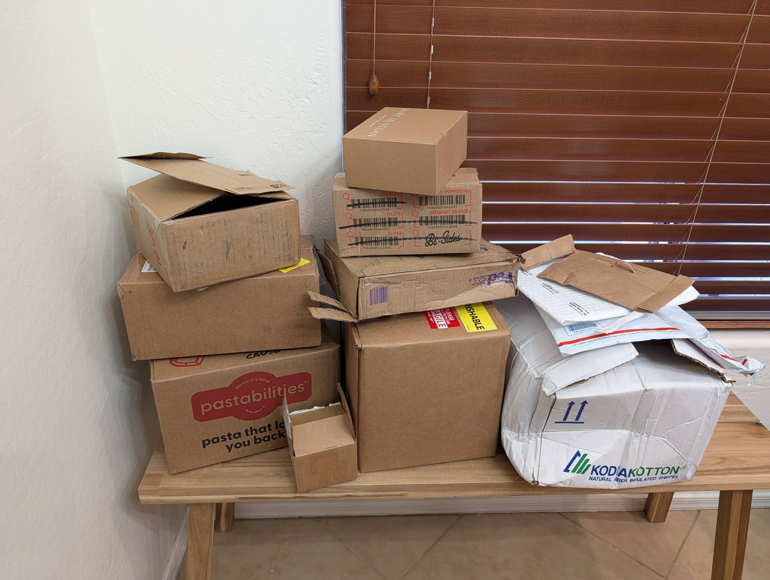 packages from Vegan America